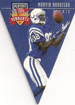 1996 Playoff Contenders - Pennants #93 Marvin Harrison Front