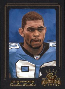 2003 Donruss Gridiron Kings - Gold #13 Julius Peppers Front