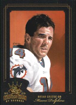 2003 Donruss Gridiron Kings - Gold #30 Brian Griese Front