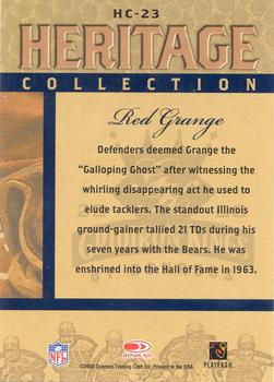 2003 Donruss Gridiron Kings - Heritage Collection #HC-23 Red Grange Back
