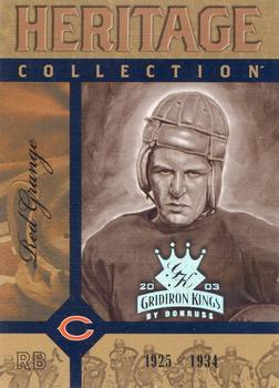 2003 Donruss Gridiron Kings - Heritage Collection #HC-23 Red Grange Front