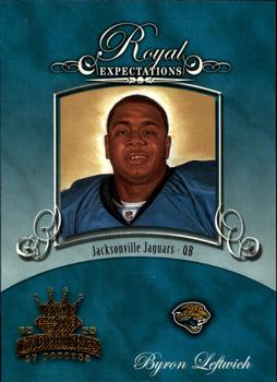 2003 Donruss Gridiron Kings - Royal Expectations #RE-2 Byron Leftwich Front