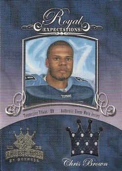 2003 Donruss Gridiron Kings - Royal Expectations #RE-5 Chris Brown Front