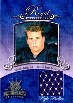 2003 Donruss Gridiron Kings - Royal Expectations Materials Silver #RE-9 Kyle Boller Front