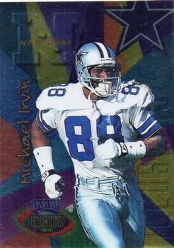 1996 Playoff Illusions #4 Michael Irvin Front