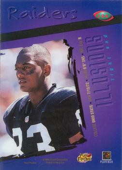 1996 Playoff Illusions #24 Rickey Dudley Back