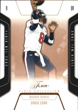 2003 Flair - Collection #8 David Carr Front