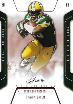 2003 Flair - Collection #31 Ahman Green Front