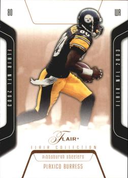2003 Flair - Collection #34 Plaxico Burress Front