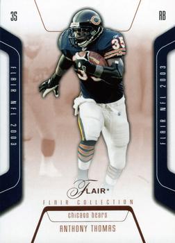2003 Flair - Collection #36 Anthony Thomas Front