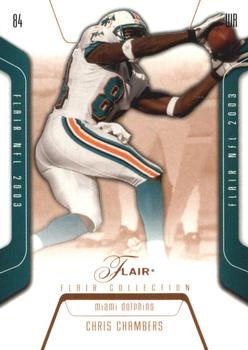 2003 Flair - Collection #58 Chris Chambers Front