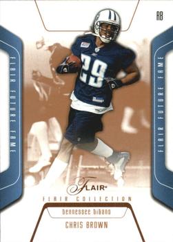 2003 Flair - Collection #106 Chris Brown Front