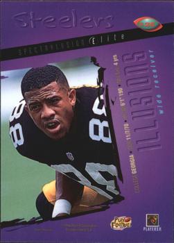 1996 Playoff Illusions - Spectralusion Elite #26 Andre Hastings Back