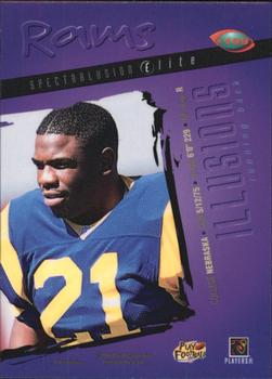 1996 Playoff Illusions - Spectralusion Elite #109 Lawrence Phillips Back