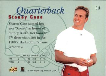 1996 Playoff Prime #011 Stoney Case Back