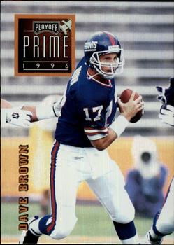 1996 Playoff Prime #023 Dave Brown Front