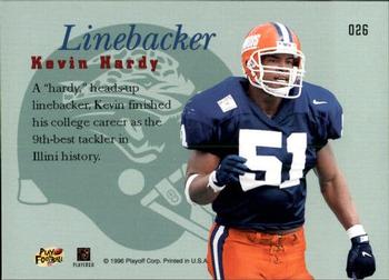 1996 Playoff Prime #026 Kevin Hardy Back