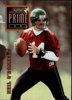 1996 Playoff Prime #056 Neil O'Donnell Front