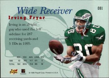 1996 Playoff Prime #081 Irving Fryar Back
