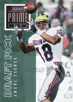 1996 Playoff Prime #116 Amani Toomer Front