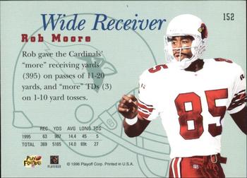 1996 Playoff Prime #152 Rob Moore Back