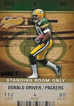2003 Fleer Authentix - Standing Room Only #3 Donald Driver Front