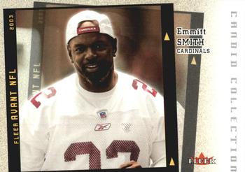 2003 Fleer Avant - Candid Collection #6CC Emmitt Smith Front