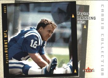 2003 Fleer Avant - Candid Collection #11CC Peyton Manning Front