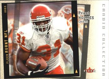 2003 Fleer Avant - Candid Collection #15CC Priest Holmes Front