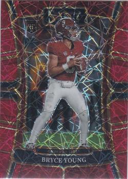 2023 Panini Select Draft Picks - Red Lazer Prizm #1 Bryce Young Front