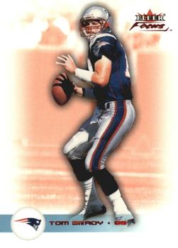 2003 Fleer Focus - Numbers Century #43 Tom Brady Front