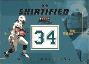 2003 Fleer Focus - NFL Shirtified #7 NS Ricky Williams Front