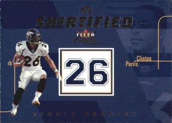 2003 Fleer Focus - NFL Shirtified #14 NS Clinton Portis Front