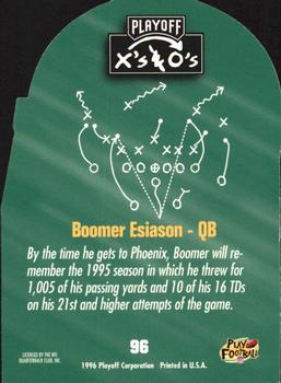 1996 Playoff Prime - X's and O's #96 Boomer Esiason Back