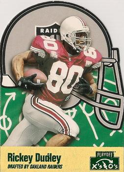 1996 Playoff Prime - X's and O's #117 Rickey Dudley Front