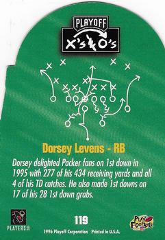 1996 Playoff Prime - X's and O's #119 Dorsey Levens Back