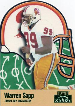 1996 Playoff Prime - X's and O's #147 Warren Sapp Front