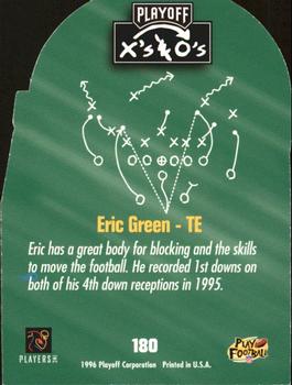 1996 Playoff Prime - X's and O's #180 Eric Green Back