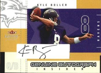 2003 Fleer Genuine Insider - Autographs #AI-KB Kyle Boller Front