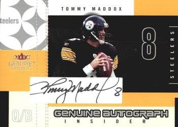 2003 Fleer Genuine Insider - Autographs #AI-TM Tommy Maddox Front