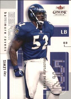 2003 Fleer Genuine Insider - Reflection #49 Ray Lewis Front