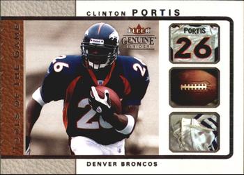 2003 Fleer Genuine Insider - Tools of the Game #2 TG Clinton Portis Front