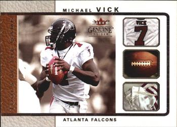 2003 Fleer Genuine Insider - Tools of the Game #10 TG Michael Vick Front
