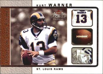2003 Fleer Genuine Insider - Tools of the Game #13 TG Kurt Warner Front