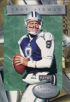 1996 Playoff Trophy Contenders #2 Troy Aikman Front