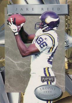 1996 Playoff Trophy Contenders #52 Jake Reed Front