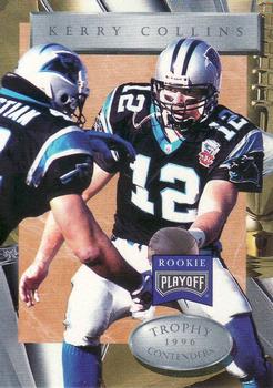 1996 Playoff Trophy Contenders #60 Kerry Collins Front