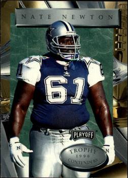 1996 Playoff Trophy Contenders #61 Nate Newton Front