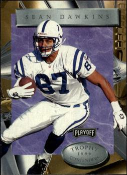 1996 Playoff Trophy Contenders #71 Sean Dawkins Front