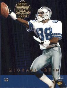 1996 Playoff Trophy Contenders - Back to Back Minis #10 Michael Irvin / Ernie Mills Front